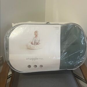 Cozy Moss Green Snuggle Me Organic Lounger